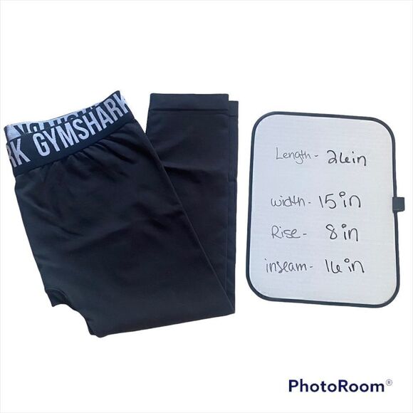 Gymshark Fit Seamless Cropped Leggings Black - Picture 7 of 7